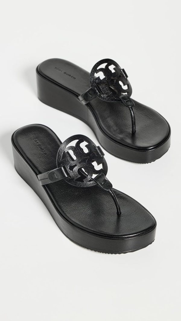 Tory Burch Women's Miller Wedge Sandals 25mm-3
