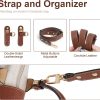 Upgraded Leather Shoulder Strap for Longchamp Le Pliage Bags, Adjustable Crossbody Strap (Brown) forever 21