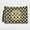 Tory Burch Women's Ella Straw Pouch-1