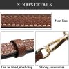 SOPROM Crossbody Strap for Longchamp Mini Bag, 11mm Brown & Gold Strap Kit crossbody bag leather