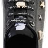 Karl Lagerfeld Womens Cate Pins Lace Up Platform Sneaker-3