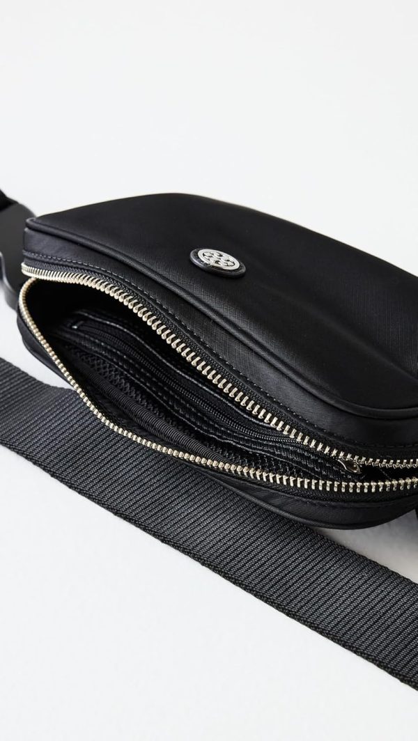 Tory Burch Women's Virginia Belt Bag, Black, One Size-4