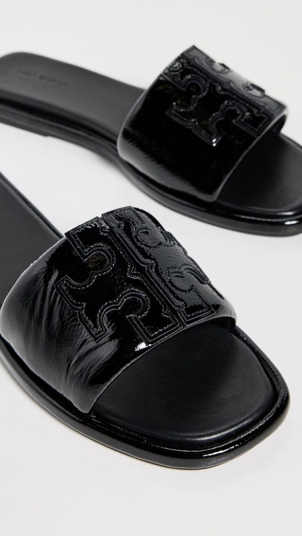 Tory Burch Women's Double T Sport Slides-3