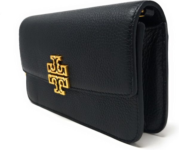 Tory Burch Women's Britten Chain Wallet with Wristlet speedtest