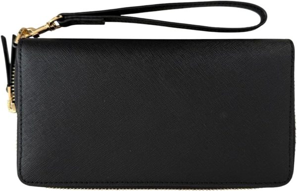 Tory Burch Women's Emerson Zip Continental Wallet (Black) tory burch kira