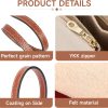 Purse Straps Replacement with Multi-Pocket Felt Handbag Organizer Insert Compatible with Longchomp Mini Pouch Tote Bag (2-Packs)-3