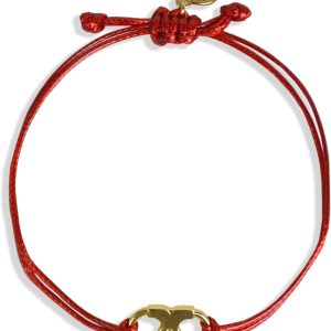 Tory Burch Embrace Ambition Gemini Link Corded Strand Bracelet,-0
