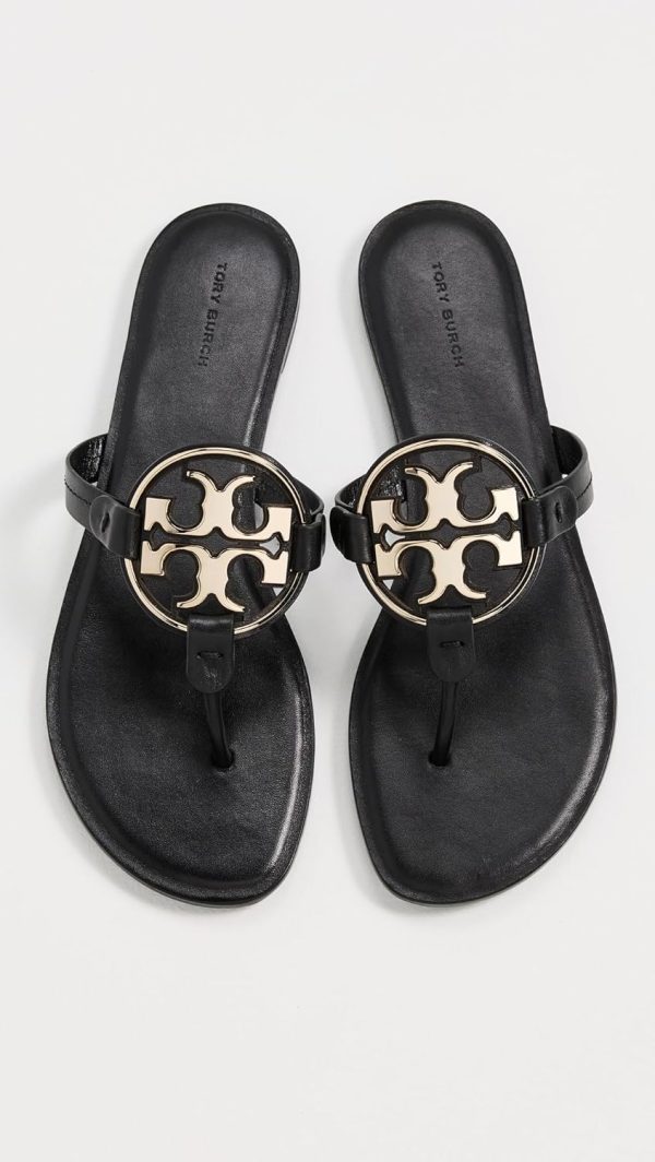 Tory Burch Women's Metal Miller Sandals steam