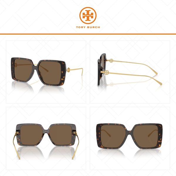 Tory Burch TY7205D Low Bridge Fit Irregular Sunglasses for Women +BUNDLE with ACCESSORY EYEWEAR KIT ty7205d low bridge