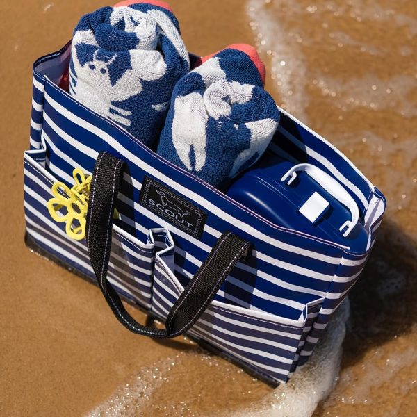 SCOUT Uptown Pocket Tote - Medium Multi-Use Tote Bag for Women, Nurses, Teachers, and Moms, 5 Pockets, Breakaway Zipper uptown funk