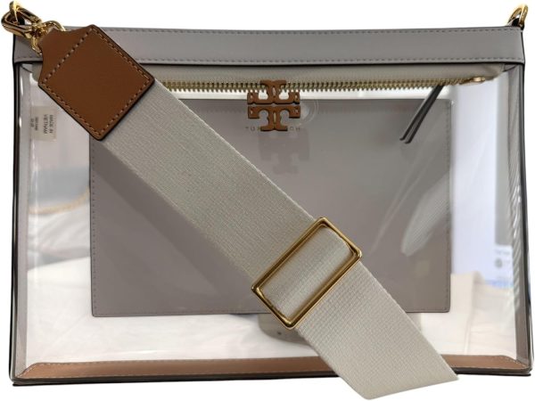 Tory Burch Womens 148314 Blake Swingpack Pebbled Leather Crossbody Shoulder Bag,-0