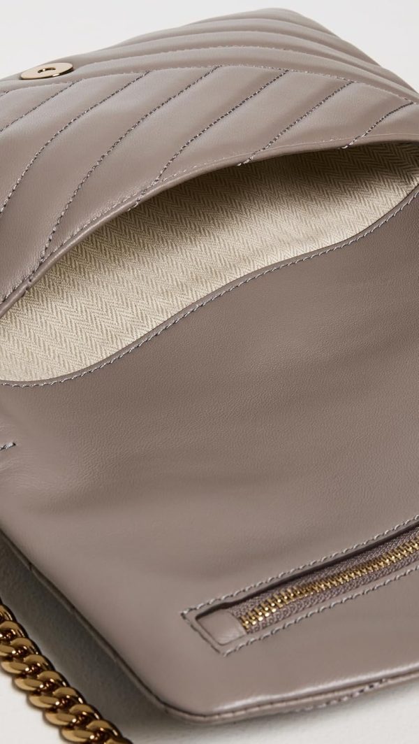 Tory Burch Women's Kira Chevron Clutch-4