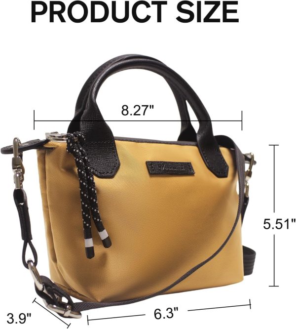 Designer Mini Tote Bag for Women - Lightweight Crossbody Purse with Adjustable Straps minimax