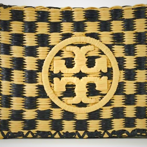 Tory Burch Women's Ella Straw Pouch