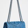 Tory Burch Women's Fleming Soft Denim Small Convertible Shoulder Bag sora2