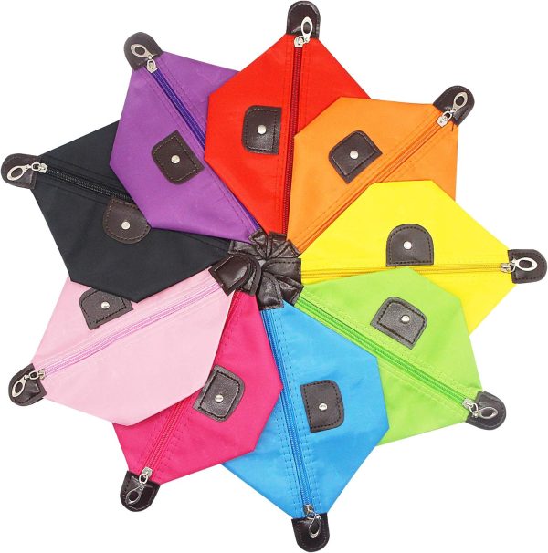 YAODHAOD Waterproof Makeup Bag Bulk - 9 Color Toiletry Pouch with Zipper makeup by mario