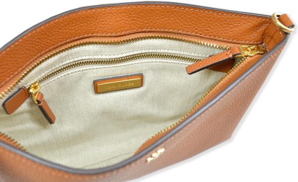 Tory Burch Womens 148314 Blake Swingpack Pebbled Leather Crossbody Shoulder Bag,-3