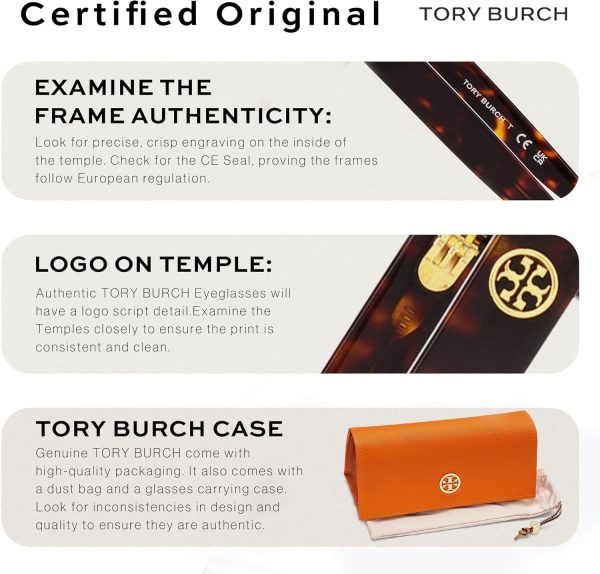 Tory Burch TY2110U RECTANGLE Shape Eyeglasses with eSHADES Luxury Eyewear kit Bundle-6