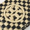 Tory Burch Women's Ella Straw Pouch-3