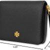 Tory Burch Womens 147606 Saffiano Leather Emerson Zip Around Mini Wallet, (001 Black)-4