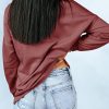Dokotoo Women's Casual Crew Neck Sweatshirt Loose Soft Long Sleeve Pullover Tops-4