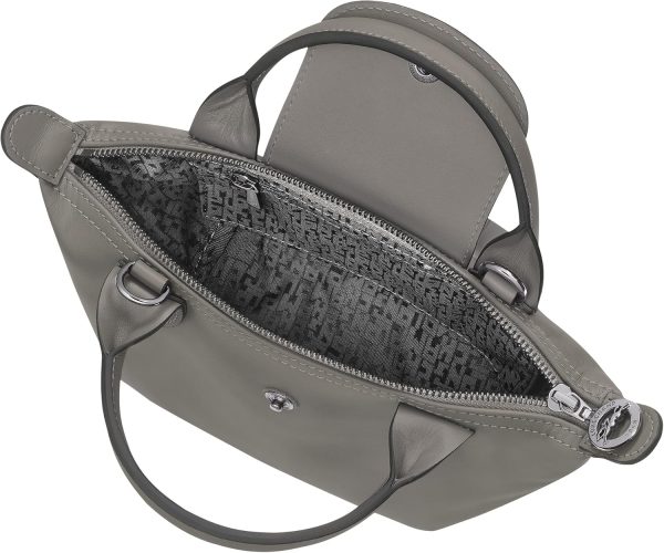 Longchamp Le Pliage X-Small Xtra Leather Tote Shoulder Bag in Turtledove longchamp energy