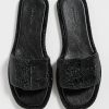 Tory Burch Women's Double T Pave Sport Slides-3