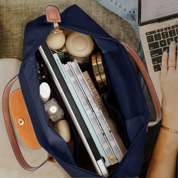 Foldable Waterproof Tote Bag for Women with Purse Organizer Insert foldable iphone