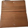 Tory Burch 139540 Blake Color-Block Cortado Brown With Gold Hardware Women's Slim Wallet-2