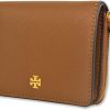 Tory Burch Womens 147606 Saffiano Leather Emerson Zip Around Mini Wallet, (909 Moose) women s pants
