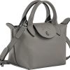 Longchamp Le Pliage X-Small Xtra Leather Tote Shoulder Bag in Turtledove lexus