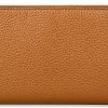 Tory Burch 139540 Blake Color-Block Cortado Brown With Gold Hardware Women's Slim Wallet-1