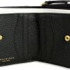 Tory Burch Womens 146463 Pebble Leather Thea Bi-Fold Zip Around Wallet, (Black) zip code