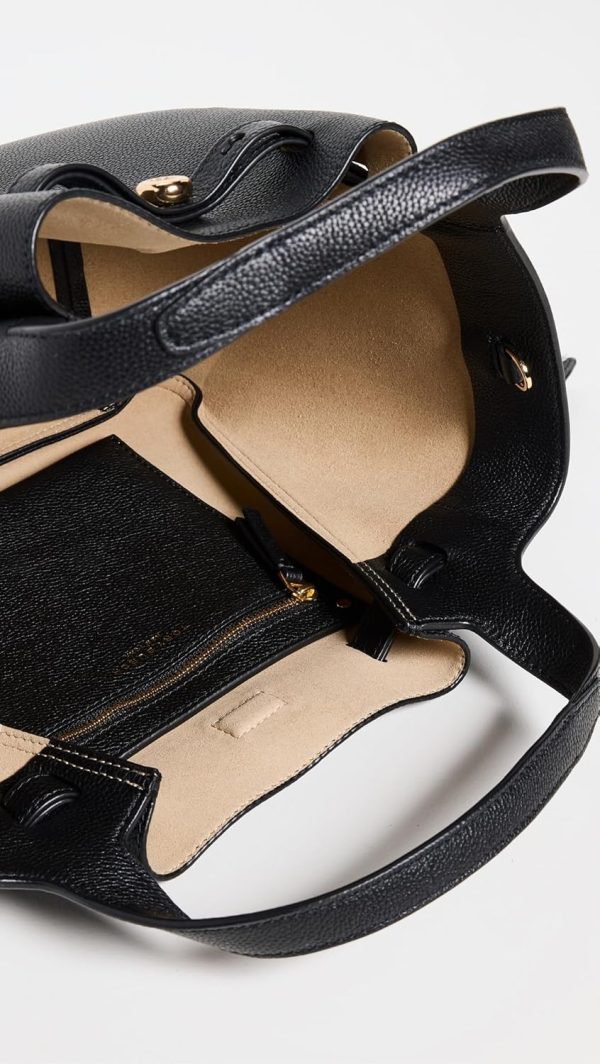 Tory Burch Women's Romy Pebbled Satchel-4