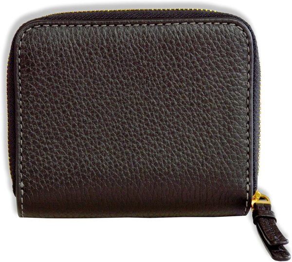 Tory Burch Womens 146463 Pebble Leather Thea Bi-Fold Zip Around Wallet, (Black) tory burch shoes