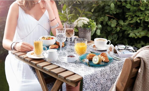 Cristal D'Arques Longchamp 5.5 oz All Purpose Wine Glasses, Set of 6 longchamp