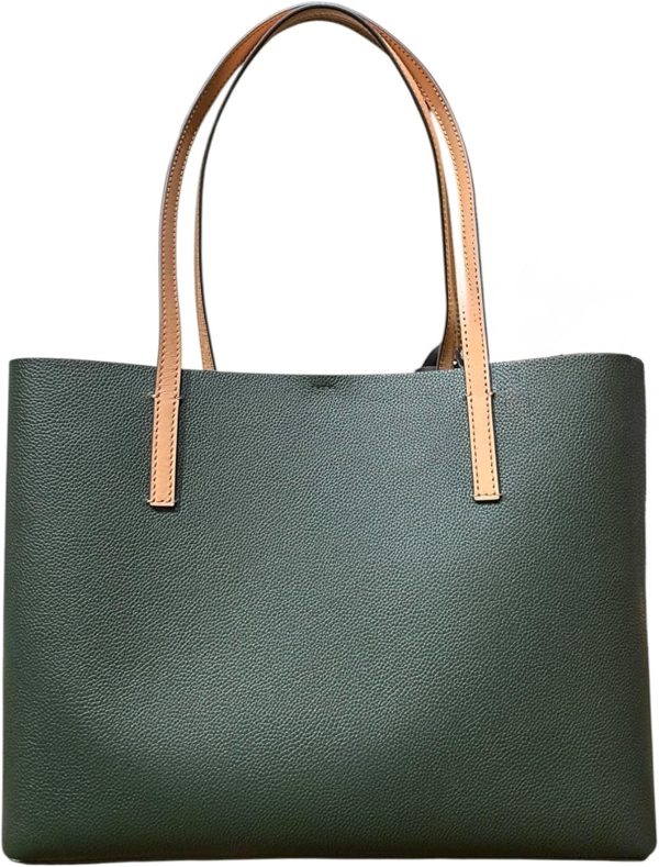 Tory Burch Women's Blake Pebbled Leather Center Zip Tote Purse blake swim school