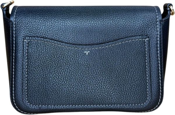 Tory Burch 144688 Thea Flap Black With Gold Hardware Leather Women's Crossbody Bag-4