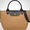 Longchamp Le Pliage Small Energy Canvas Tote Bag in Argile