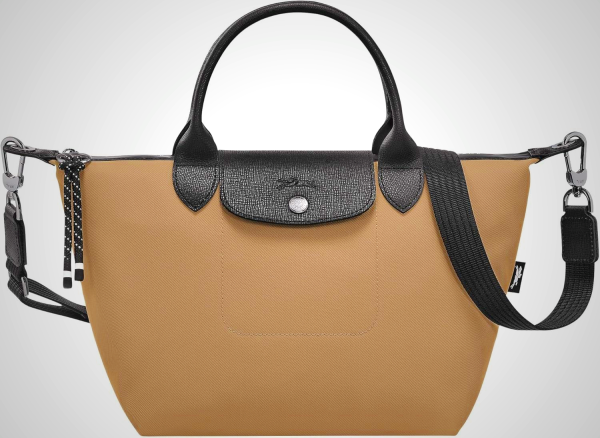 Longchamp Le Pliage Small Energy Canvas Tote Bag in Argile