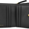 Tory Burch Womens 147606 Saffiano Leather Emerson Zip Around Mini Wallet, (001 Black) mini