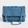 Tory Burch Women's Fleming Soft Denim Small Convertible Shoulder Bag fleming-tamao oxidation