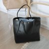 Oversized PU Leather Tote Bag for Women - Weekender Shopper Handbag Travel Purse baggu