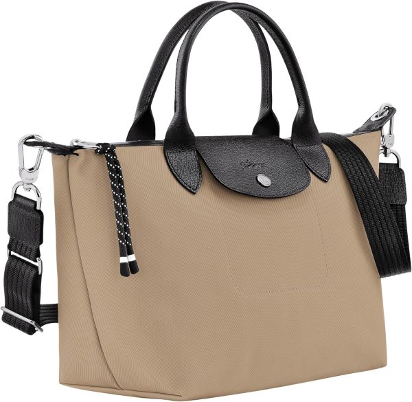 Longchamp Le Pliage Small Energy Canvas Tote Shoulder Bag, Argile longchamp outlet