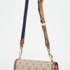 Tory Burch Women's T Monogram Jacquard Shoulder Bag, Hazel, Tan, Graphic, One Size tencent