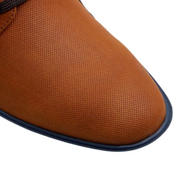 Aldo Alarick Mens Loafers Cognac Navy Synthetic Leather