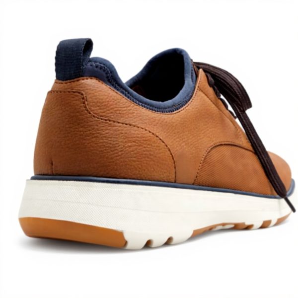 Aldo Alarick Mens Loafers Cognac Navy Synthetic Leather