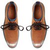 Aldo Alarick Mens Loafers Cognac Navy Synthetic Leather