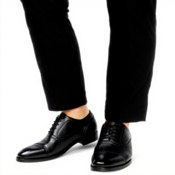 Aldo Mens Ayton Oxford Leather Lace-Up Shoes Black