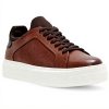 Aldo Leyton Mens Sneaker Cognac Fashion Trainers UK Sizes